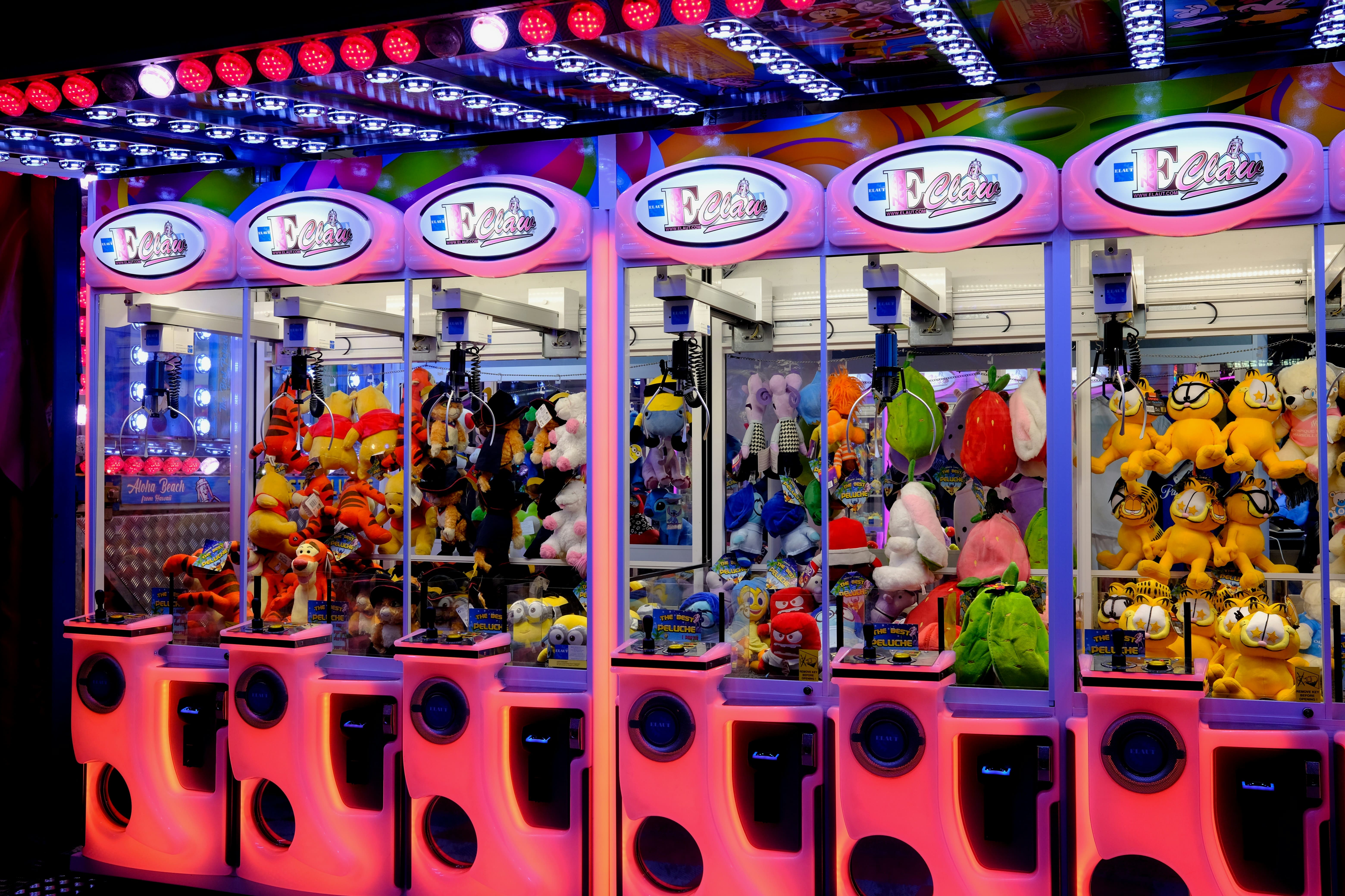 Modern pachinko facility in Japan